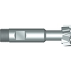 HSCo T-gleuffrees met weldonschacht met aantrekdraad DIN 851 N ongecoat 6-snijder Ø 16X62 mm